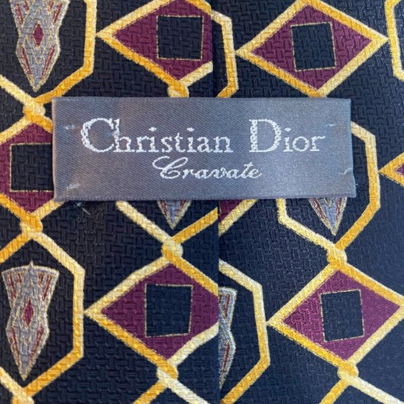 VINTAGE CHRISTIAN DIOR TIE - Picture 3 of 4